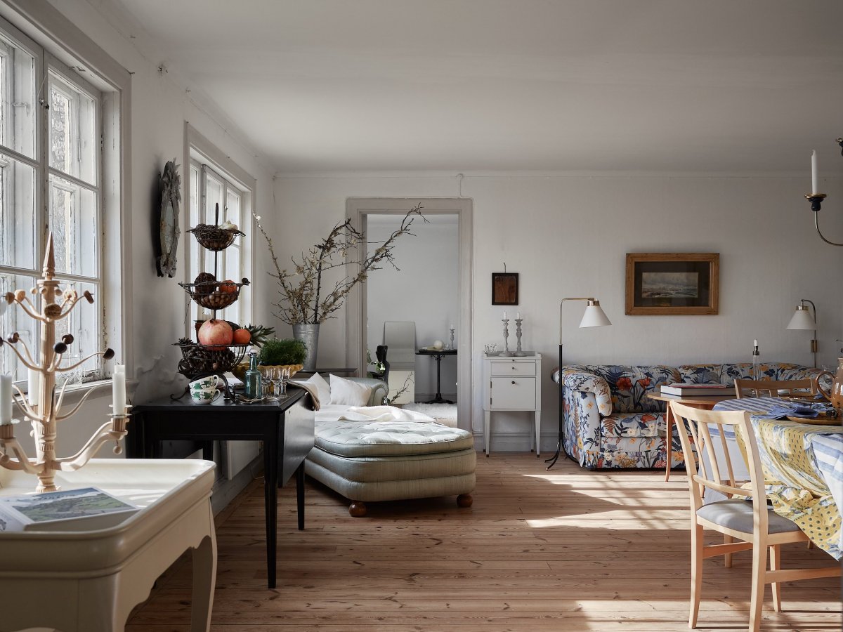 Средиземноморский стиль стены в интерьере