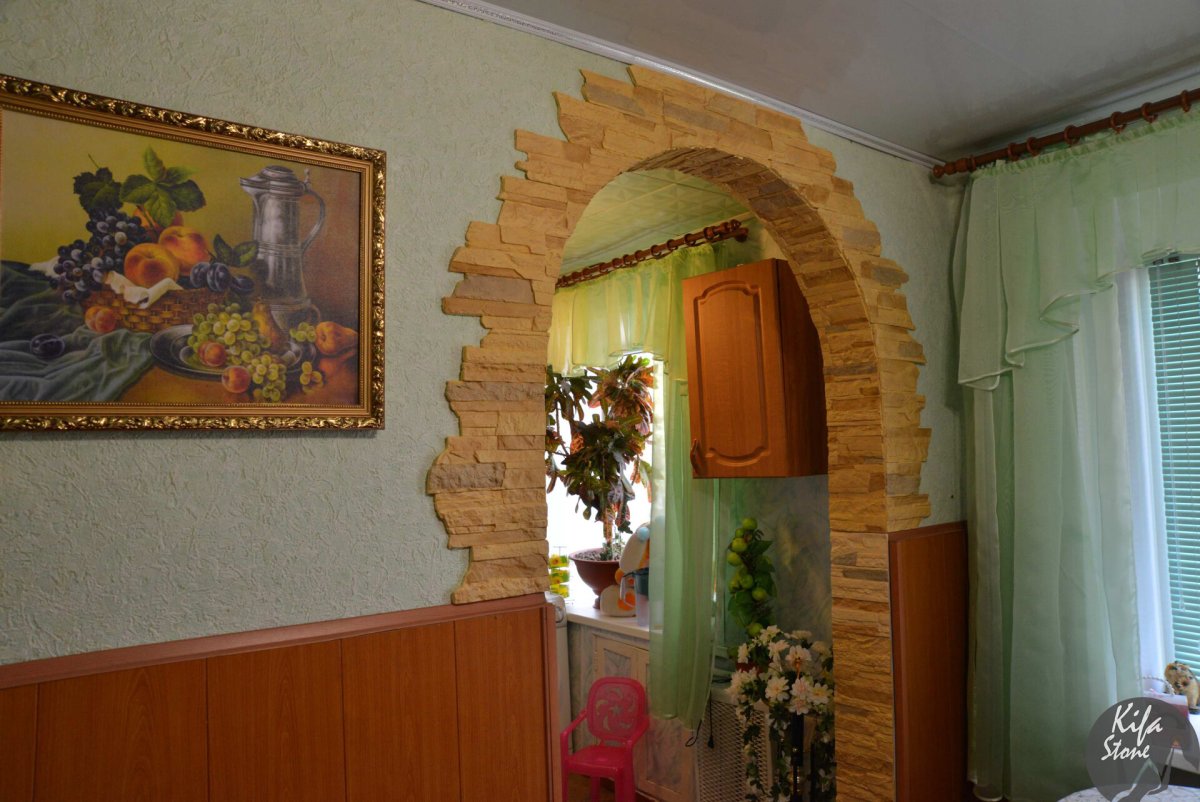 Кирпичная полуарка