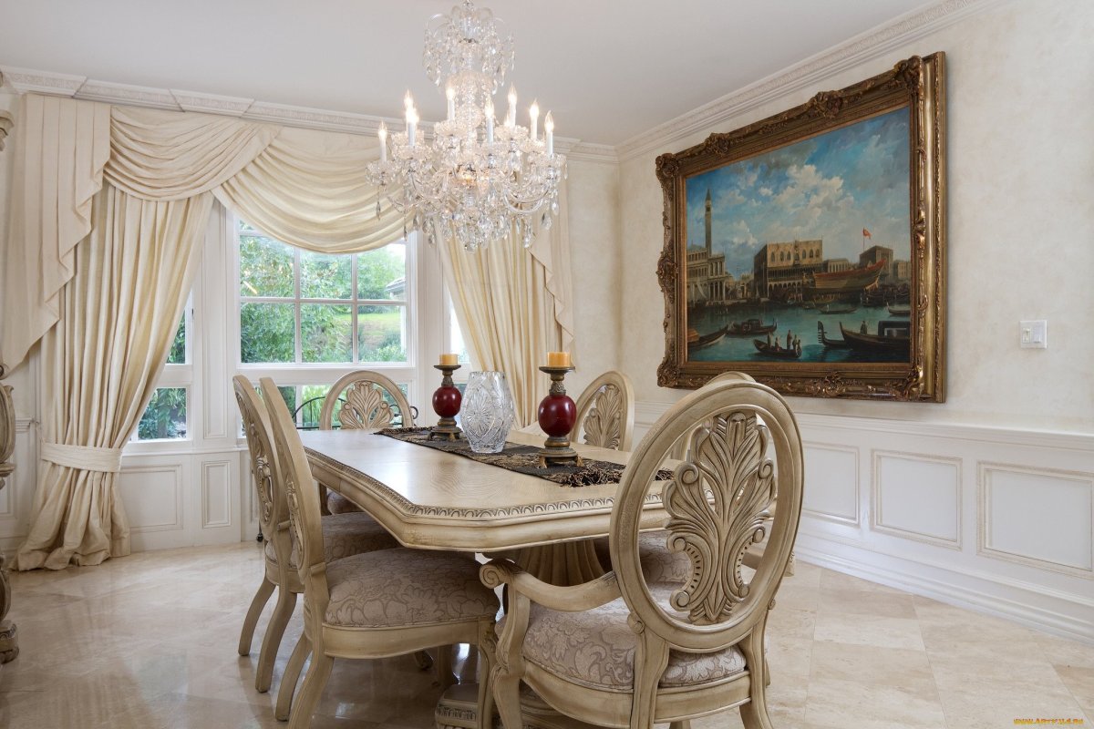 Картины в классическом интерьере