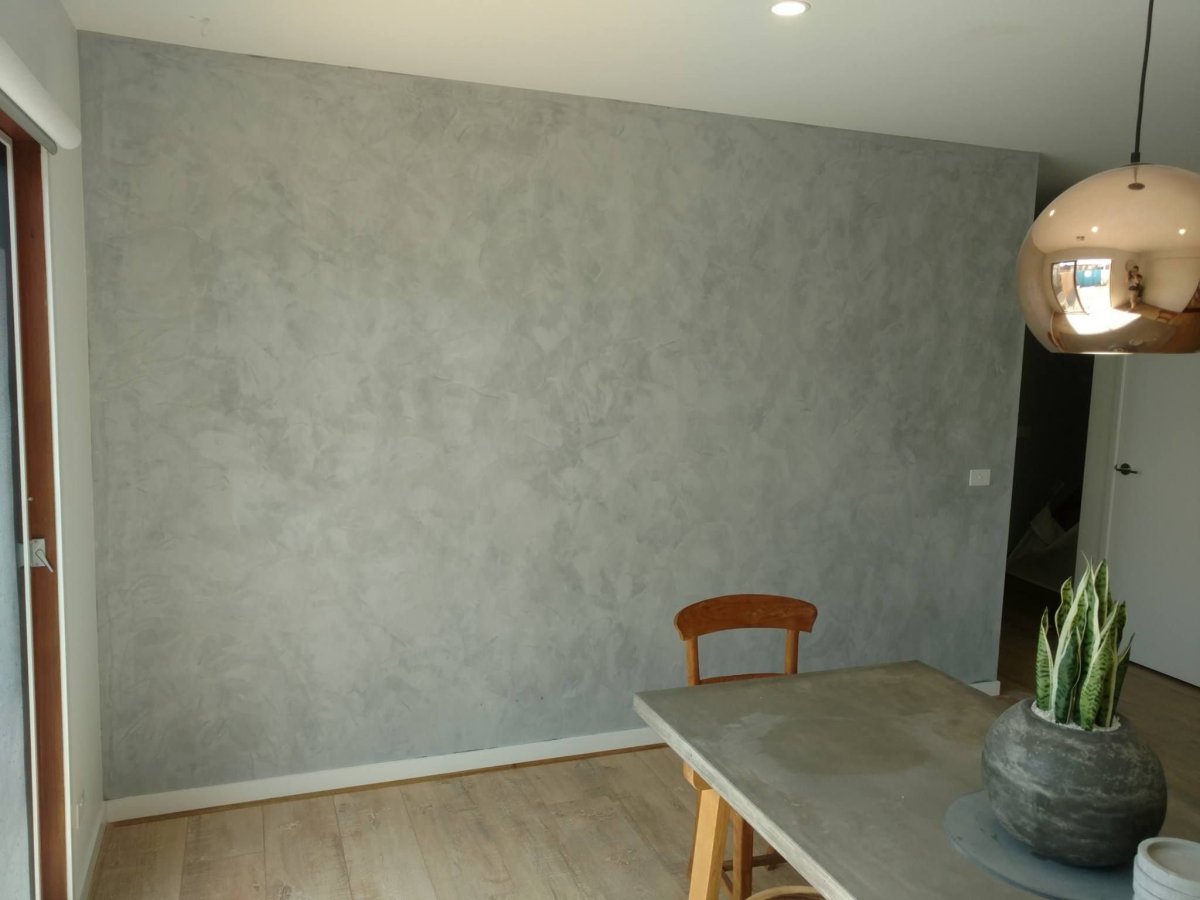 Жидкие обои на кухне