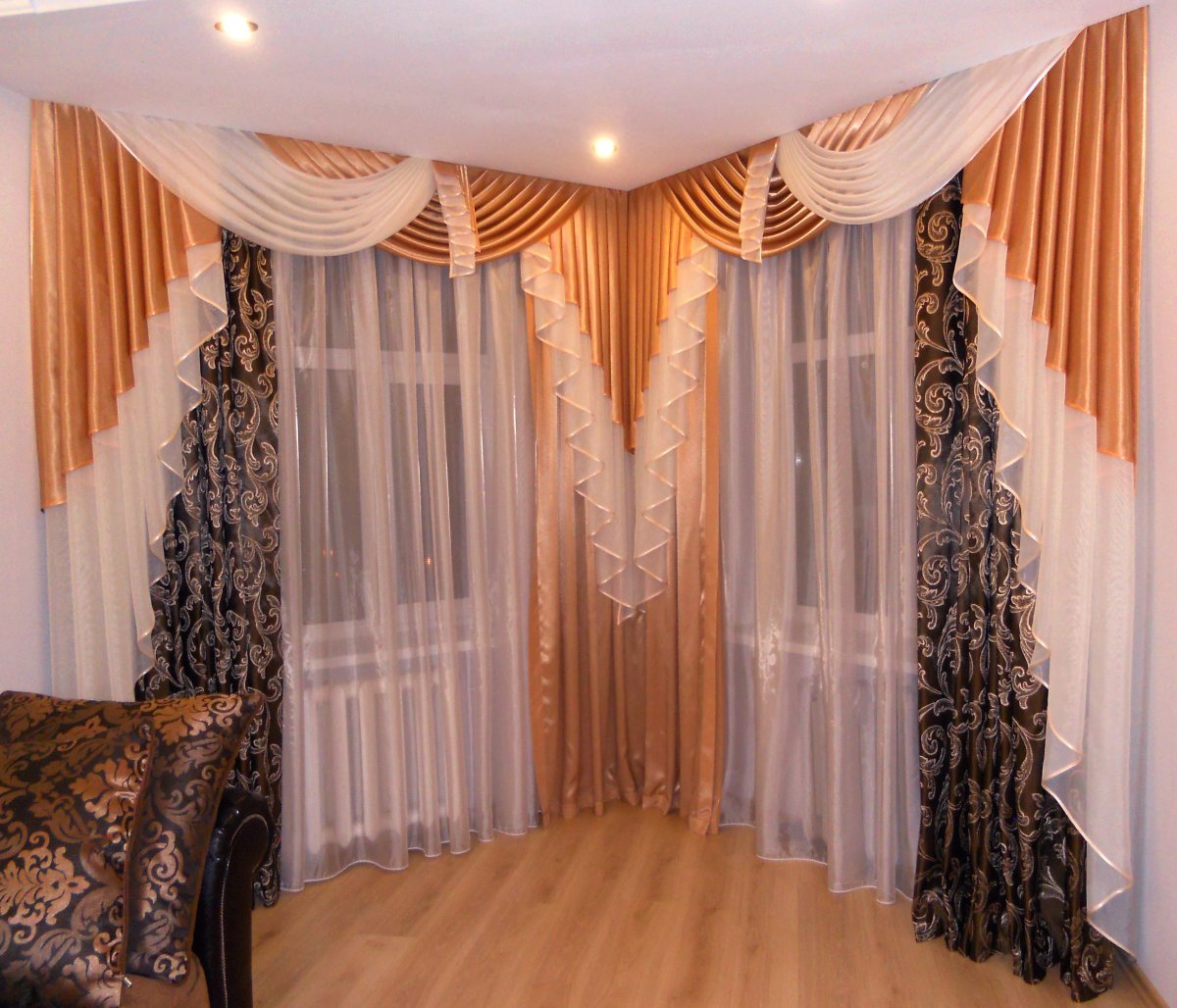 Шторы на панорамные окна