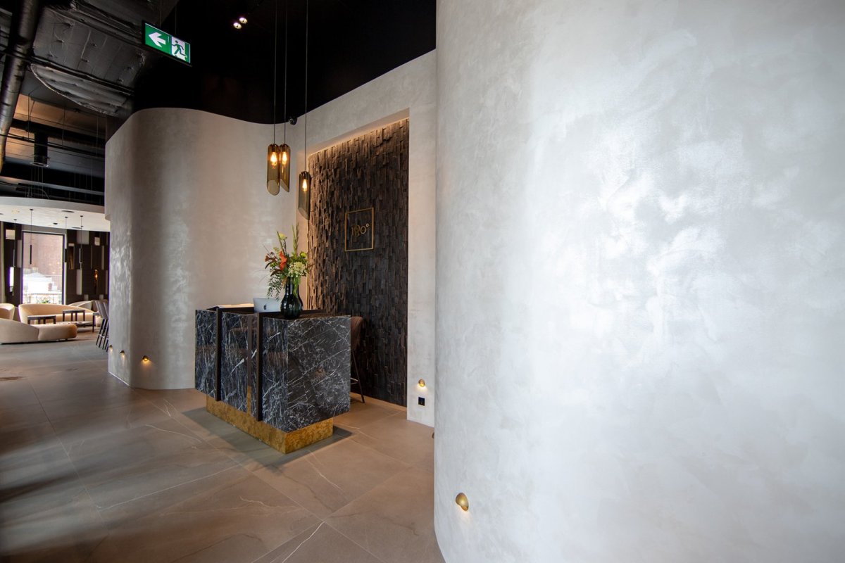 Декоративная штукатурка с эффектом замши