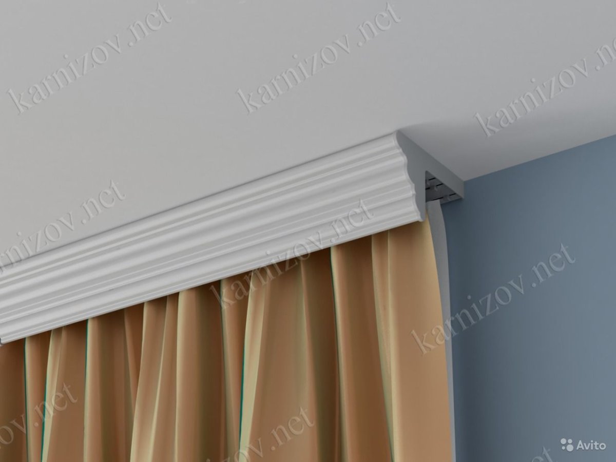Карнизная маскировочная планка для штор