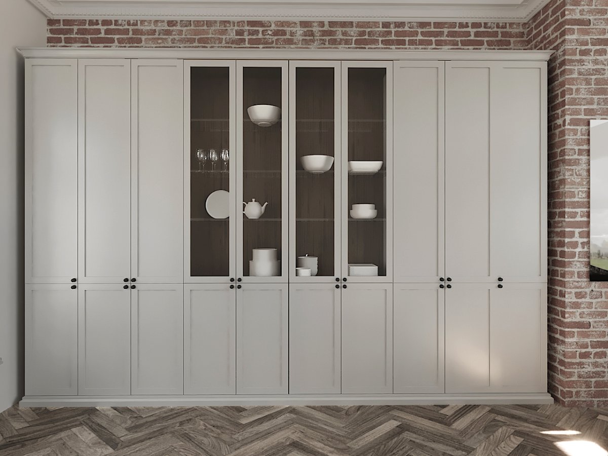 Встроенный шкаф из МДФ