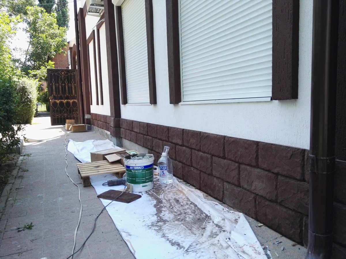 Отделка цоколя