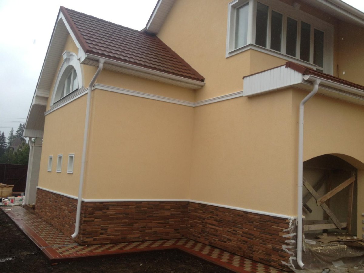 Мраморная штукатурка Bayramix цоколь