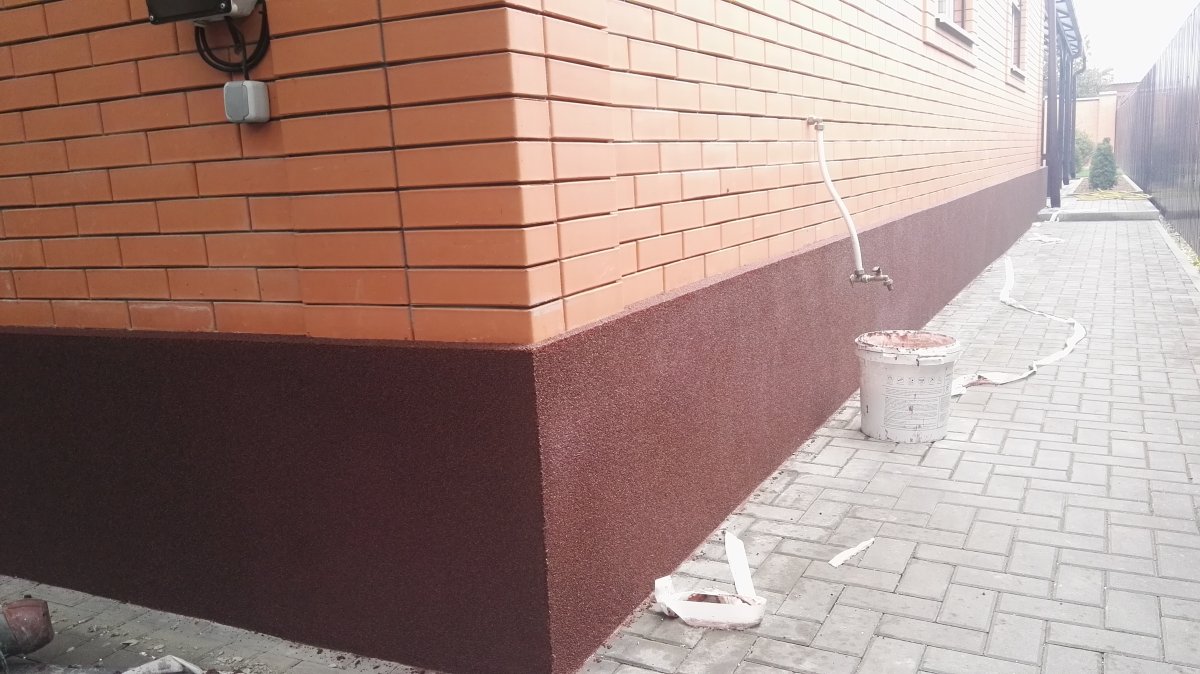 Фасад короед цоколь