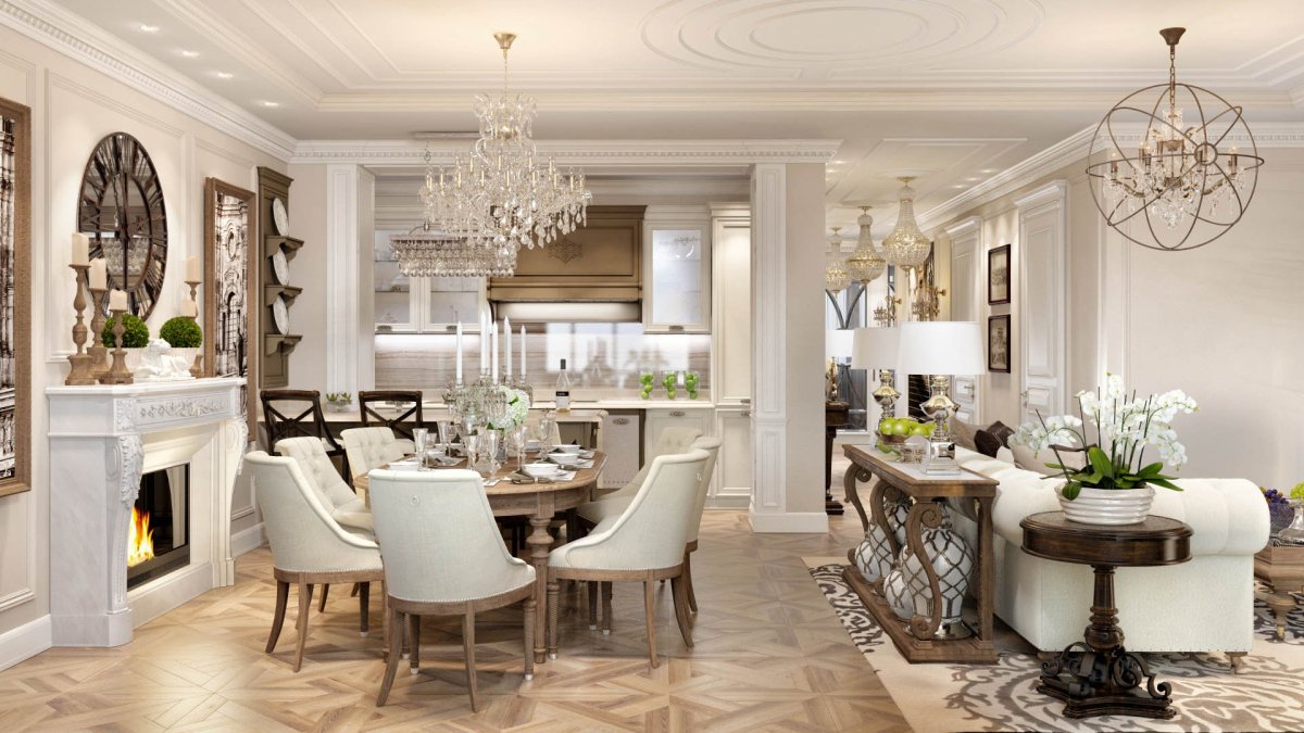 Неоклассика в интерьере