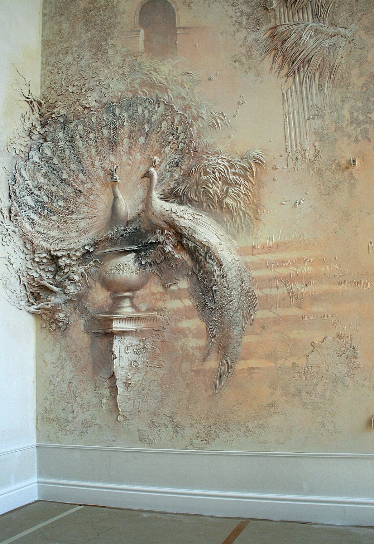 Панно из декоративной штукатурки