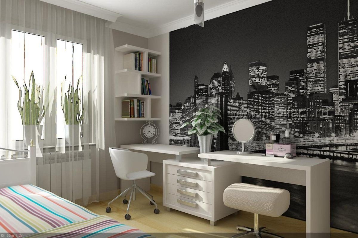 Интерьер детской комнаты для подростка