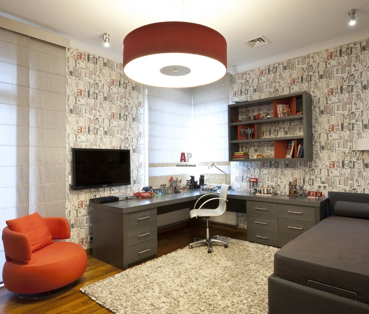 Освещение в комнате подростка