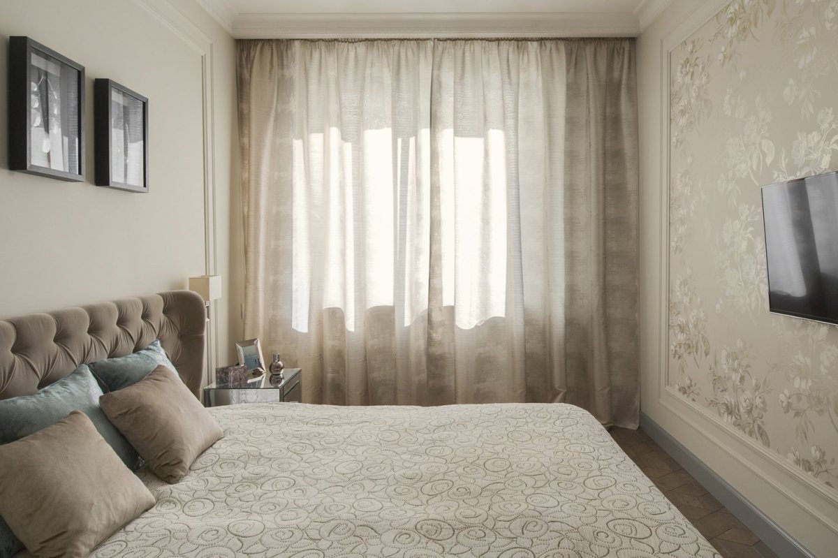 Бежевая спальня