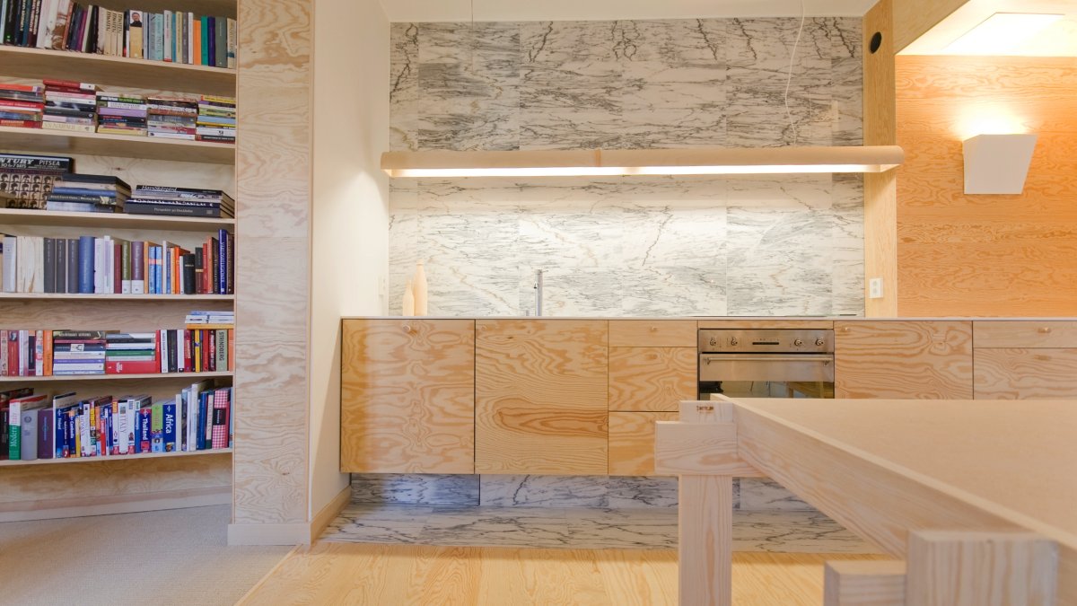 Фанера в отделке интерьера квартиры