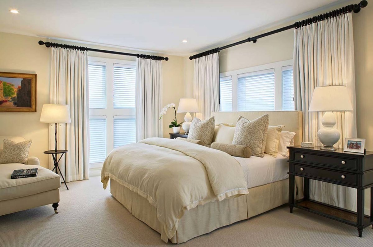 Комната в бежевом цвете