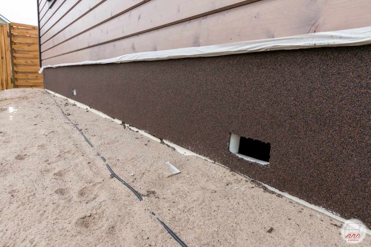 Декоративная штукатурка для цоколя фундамента