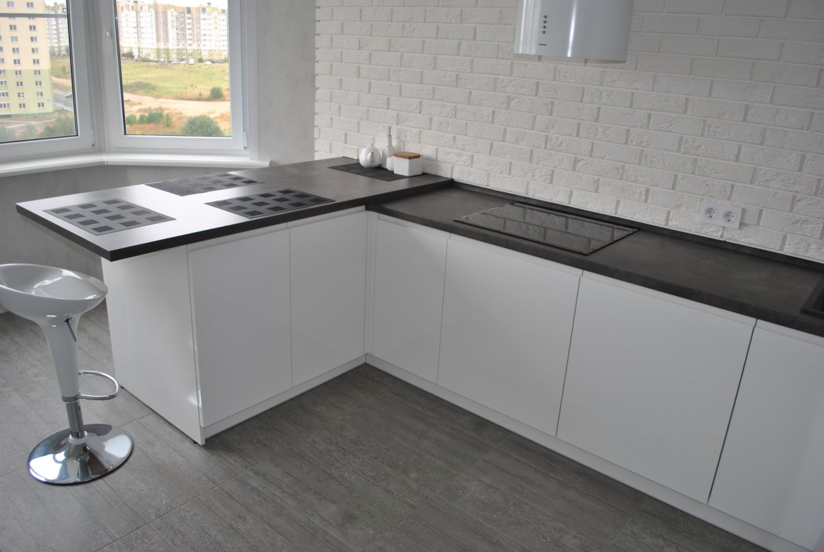 Кухни с угловой мойкой и стиральной машиной