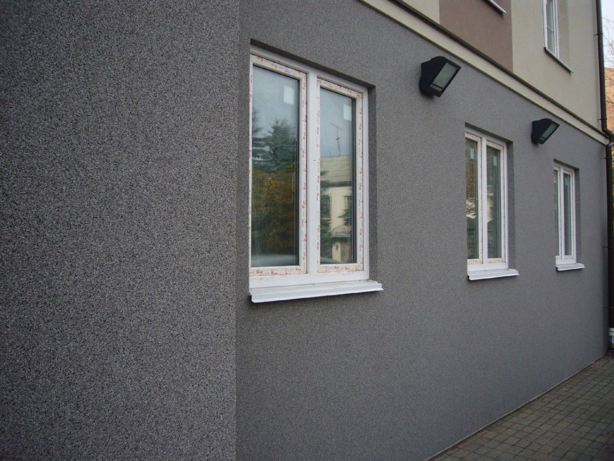 Камешковая штукатурка для цоколя