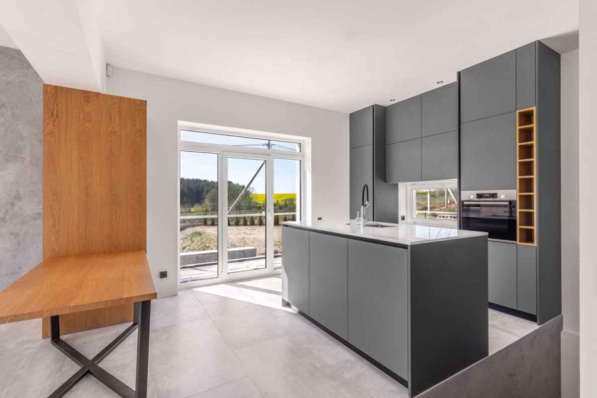 Кухня Fenix NTM прямая