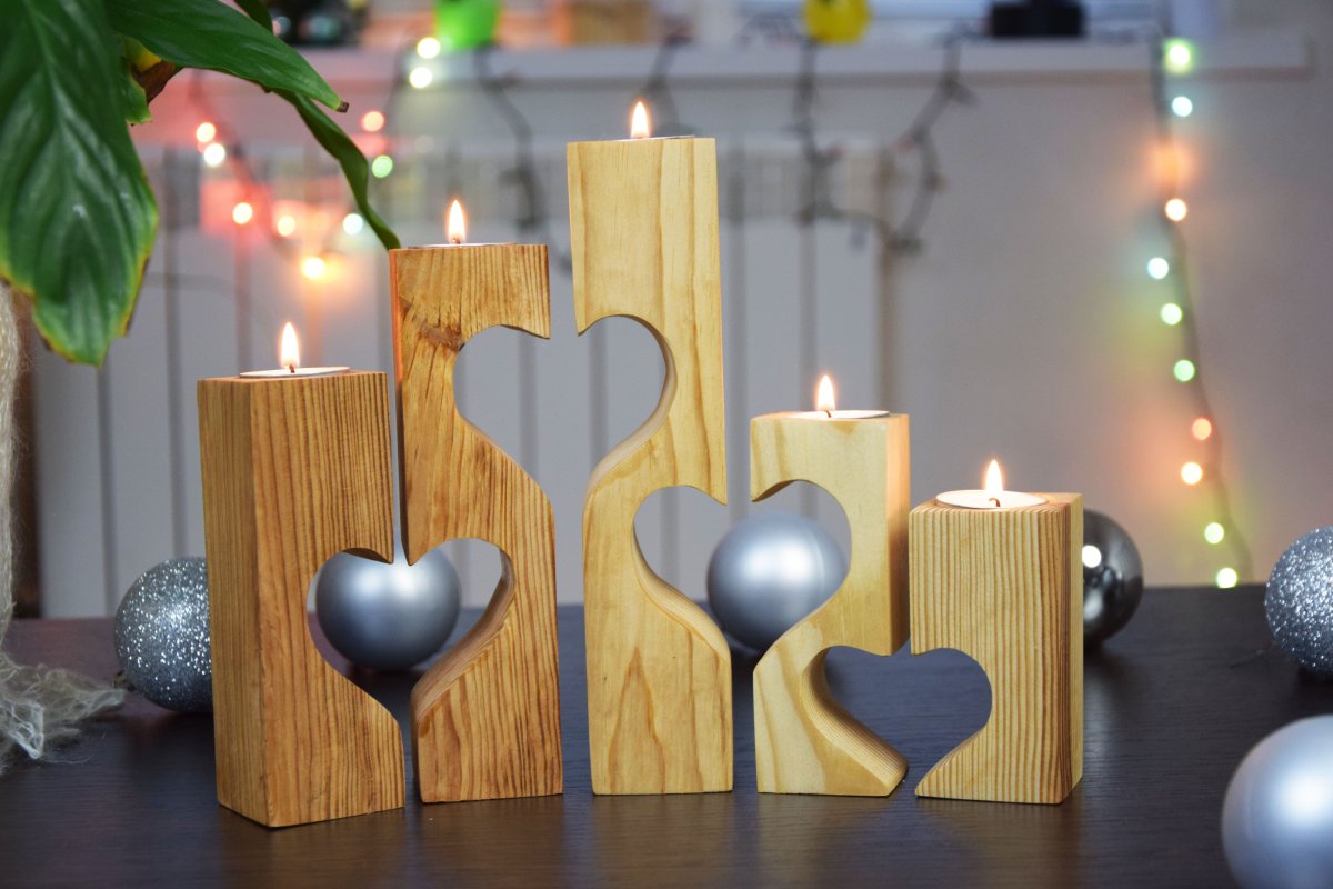 Декорация из дерева на стену