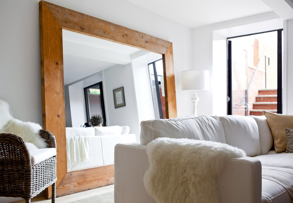 Большие зеркала в комнату