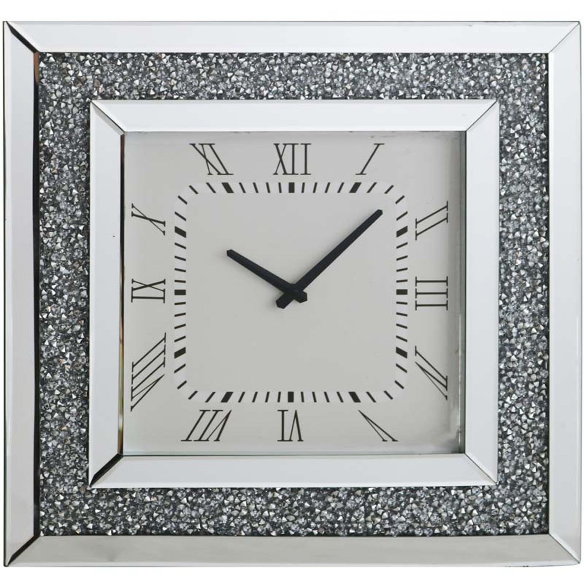 Часы настенные белые прямоугольные