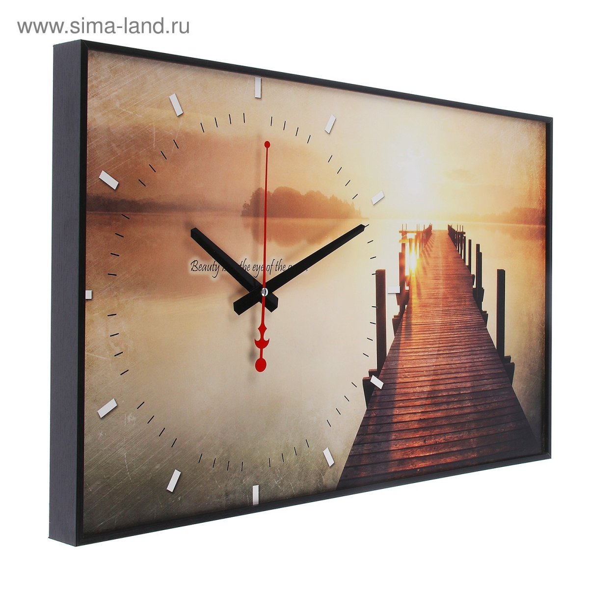 Часы настенные прямоугольные