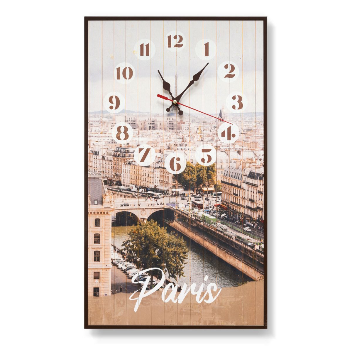 Мокап часы настенные квадратные