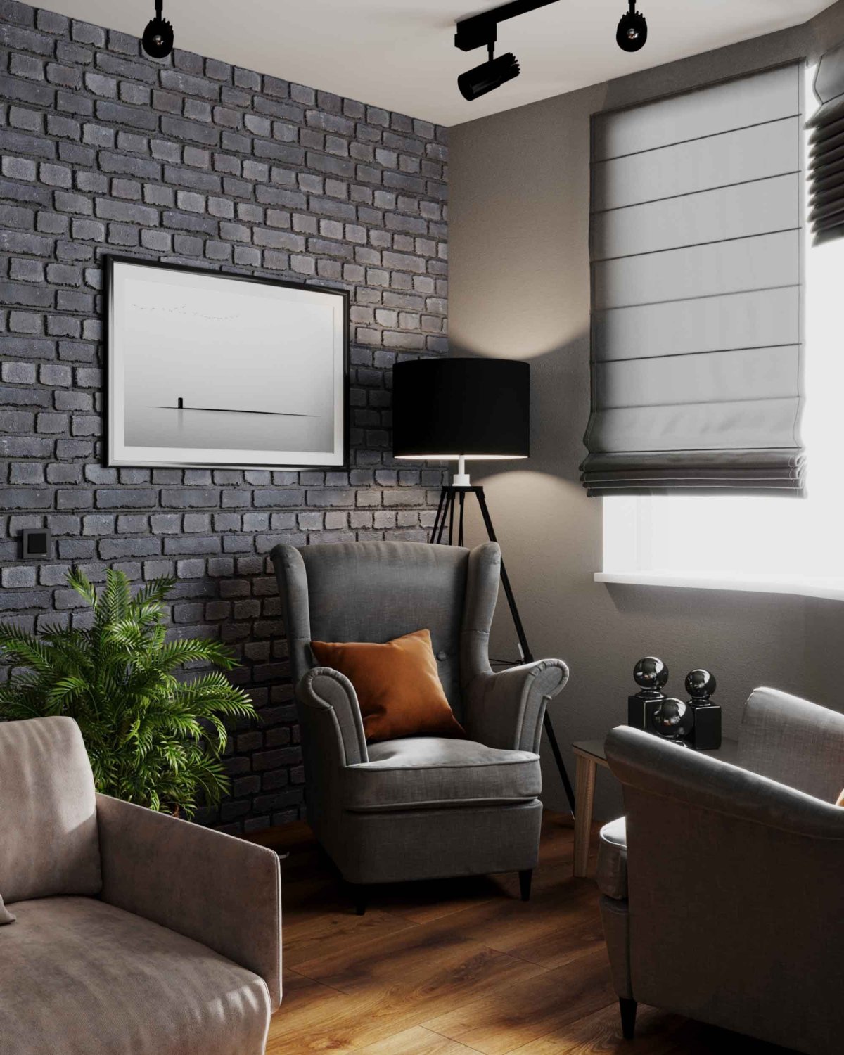 Фотообои в стиле лофт