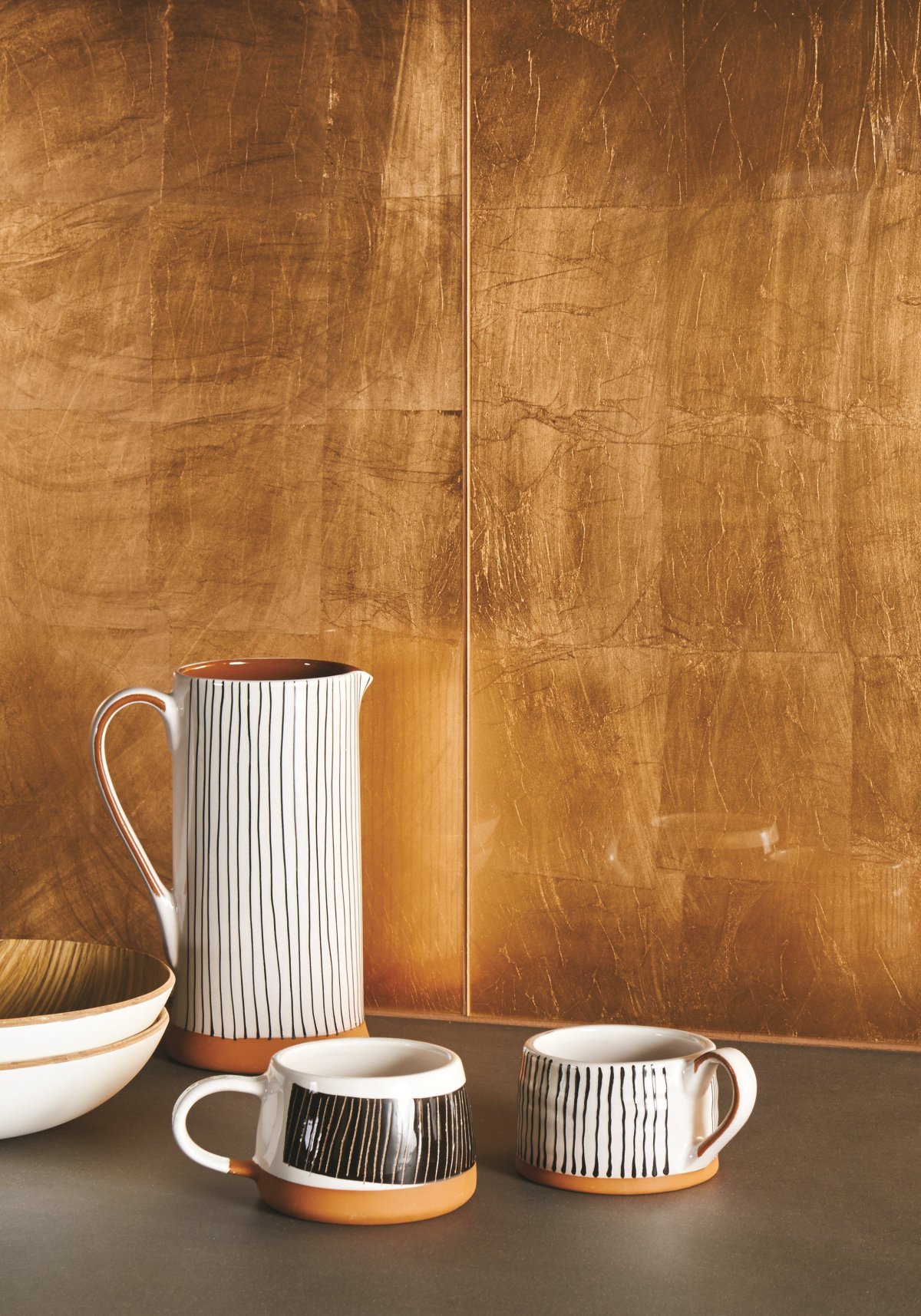 Медные элементы в интерьере