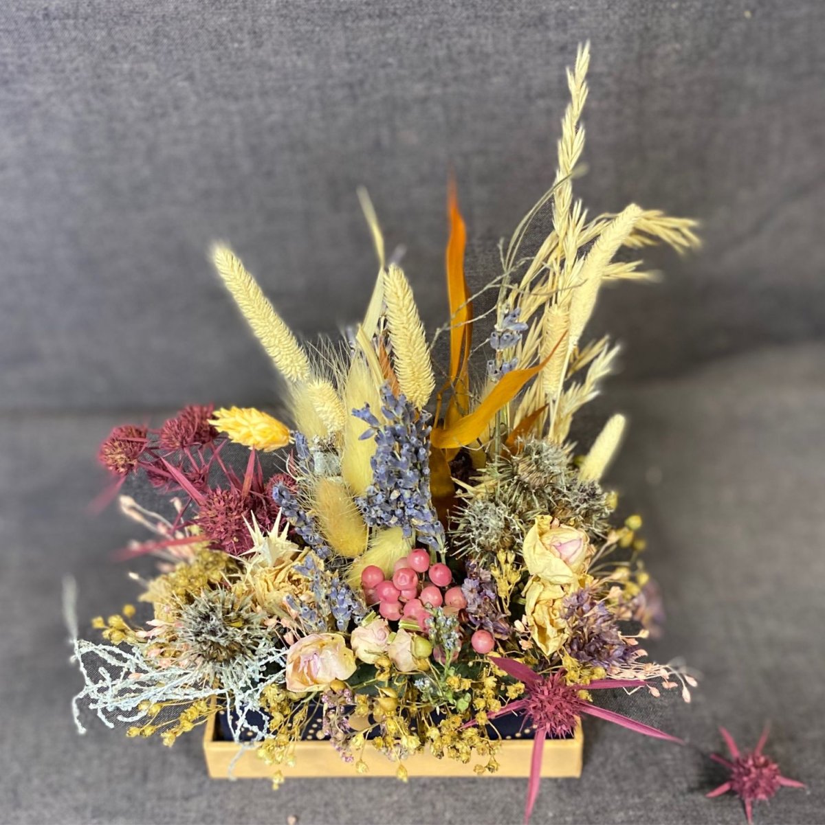 Сухоцветы для декора интерьера