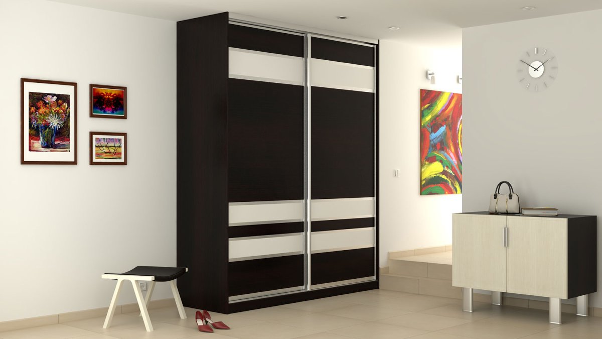 Черный белый зал