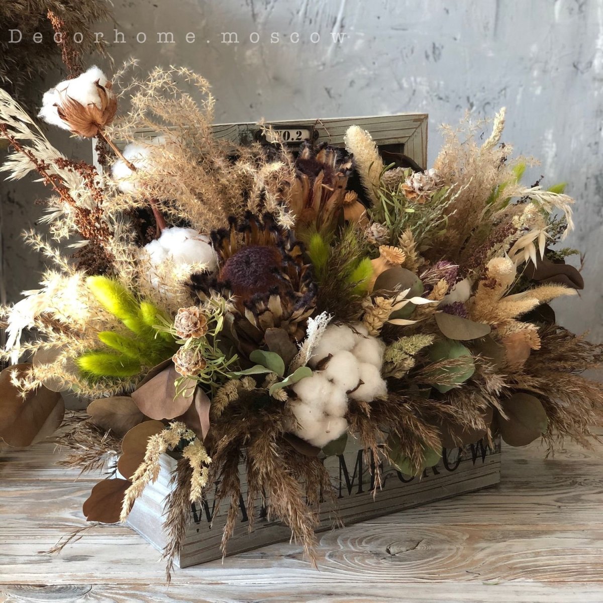 Композиции из сухоцветов