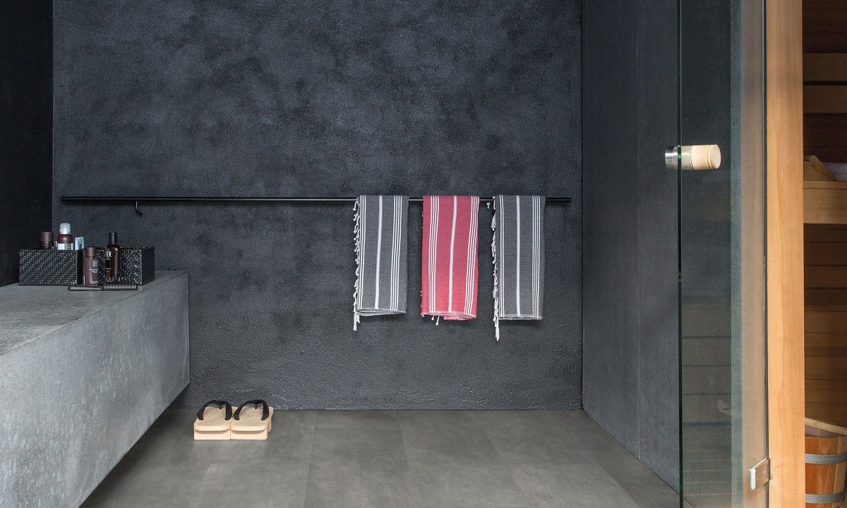 Плитка имитация бетона для ванной