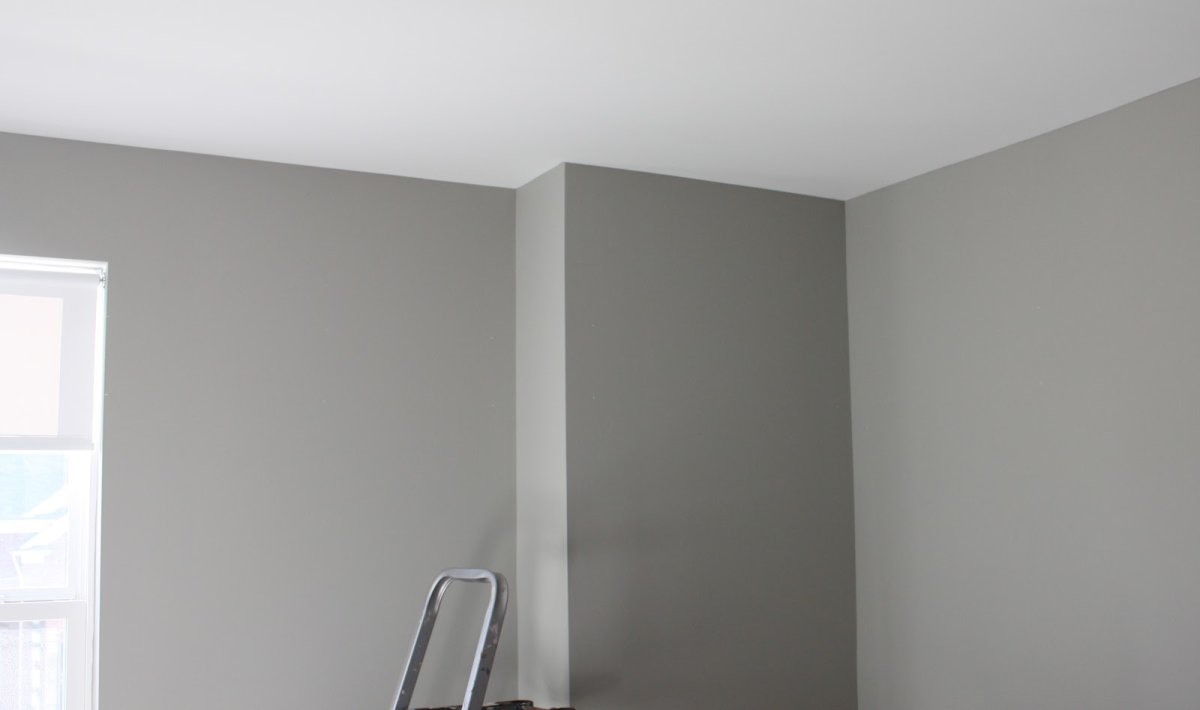 Краска для стен серая матовая