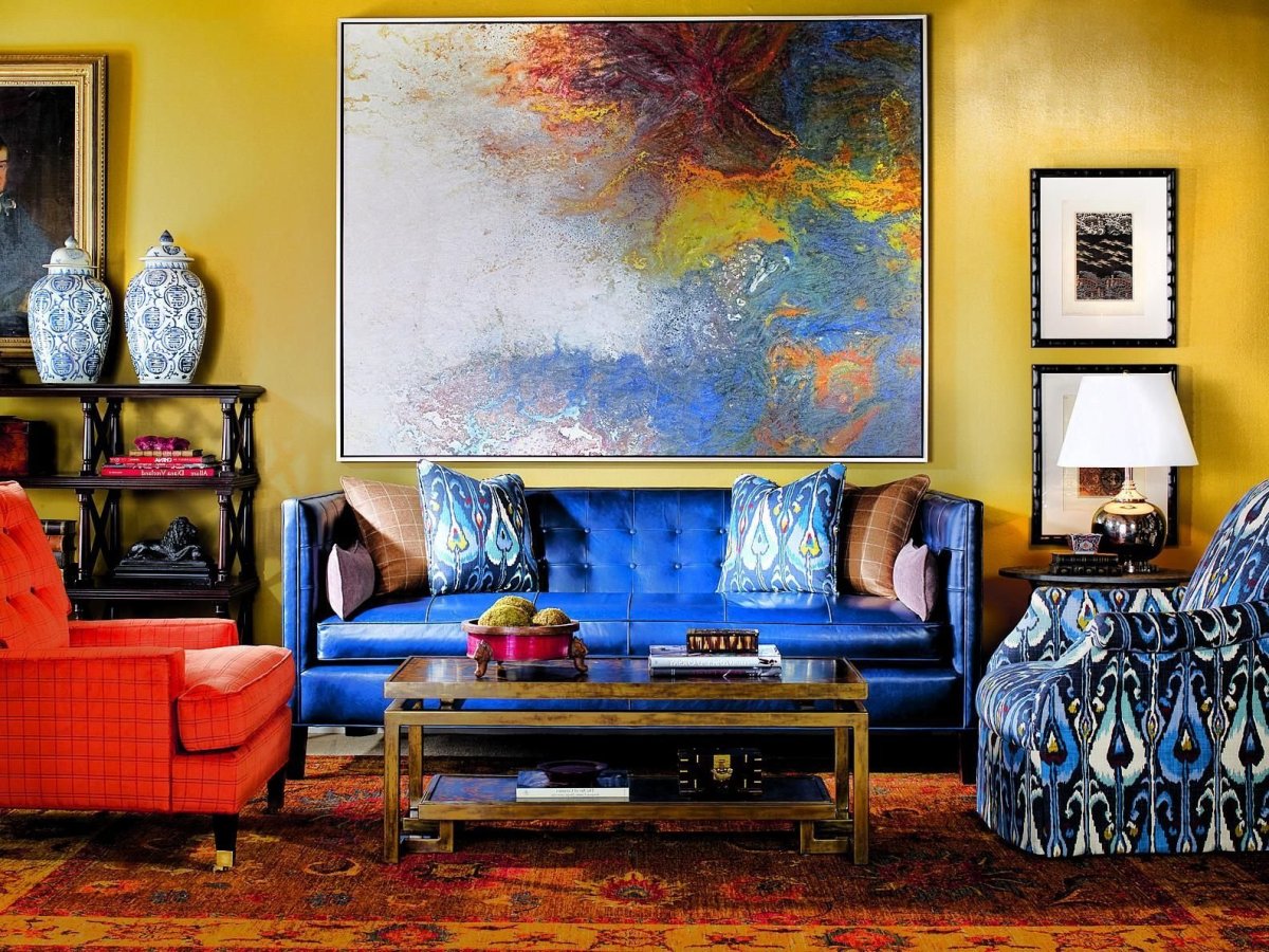 Абстрактное искусство в интерьере