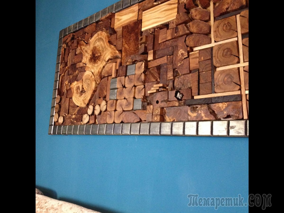 Деревянный декор на стену