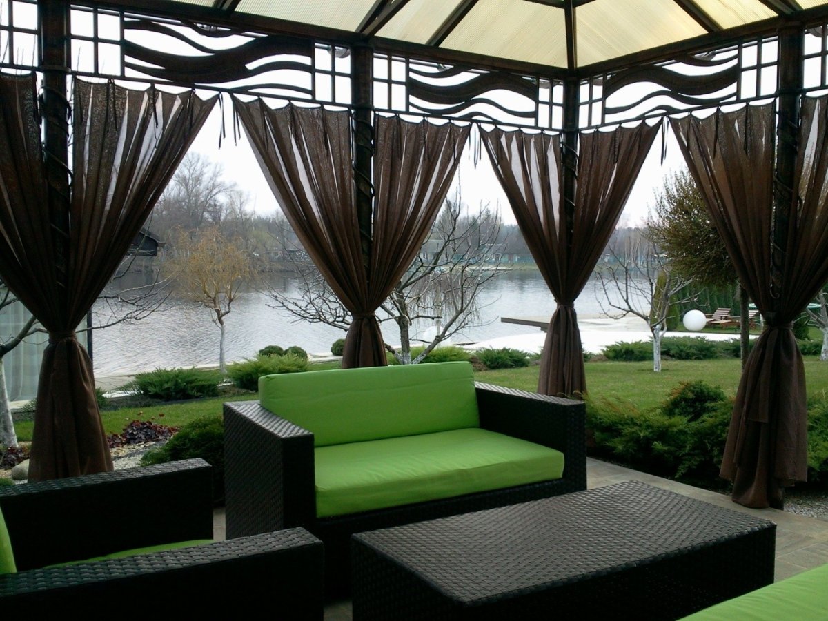 Шторы на террасу