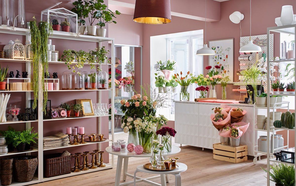 Интерьер цветочного магазина