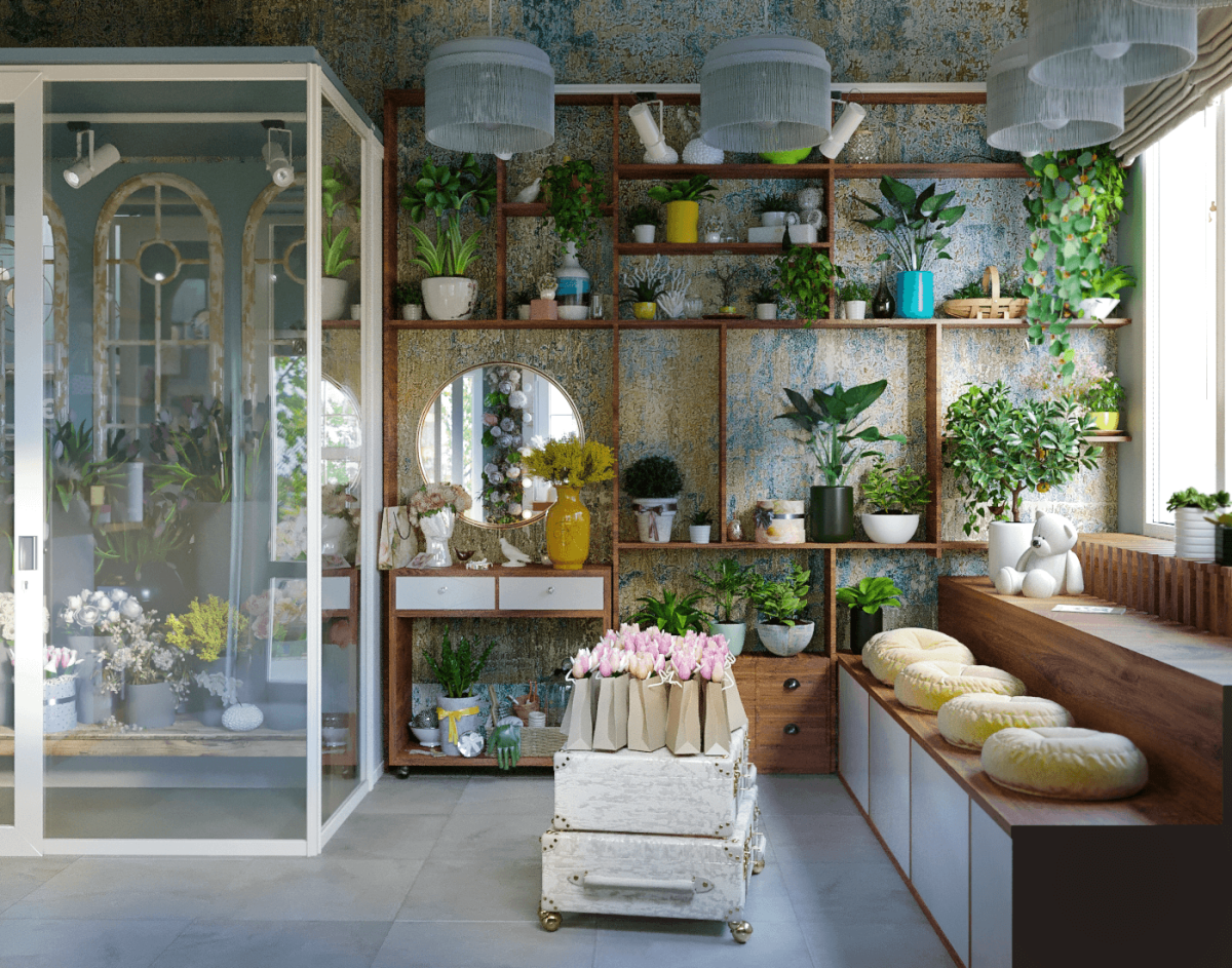 Интерьер магазина подарков