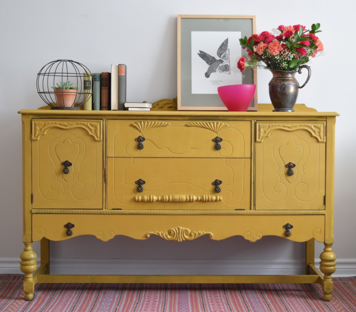 Желтый комод икеа