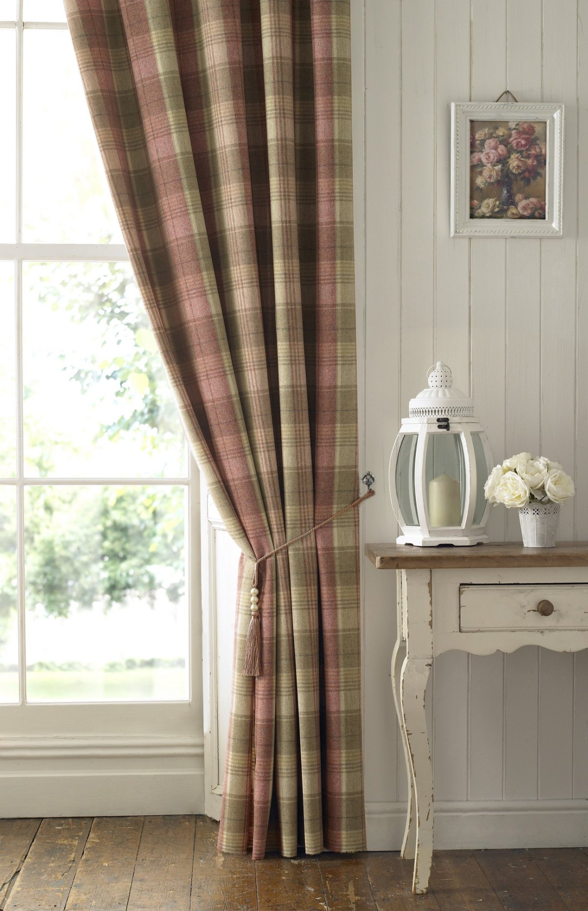 Клетчатые шторы