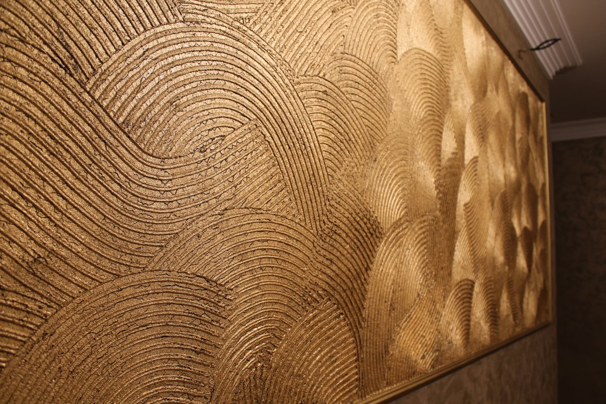 Фактура дерева штукатуркой