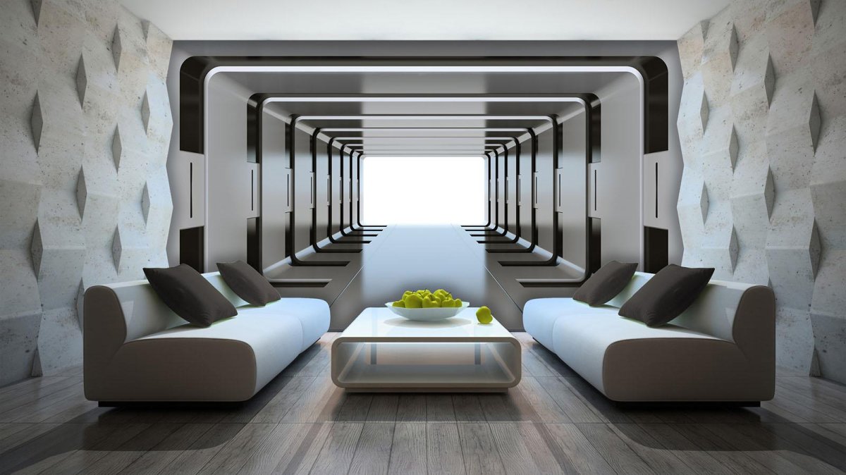 Баннер в интерьере