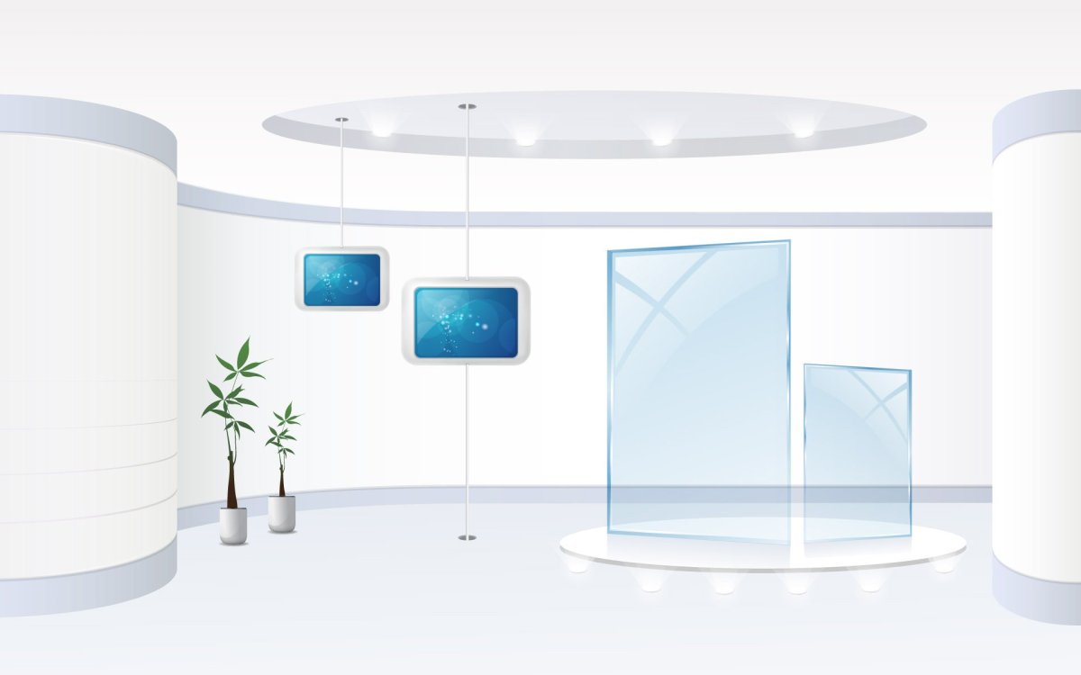 Офис интерьер вектор