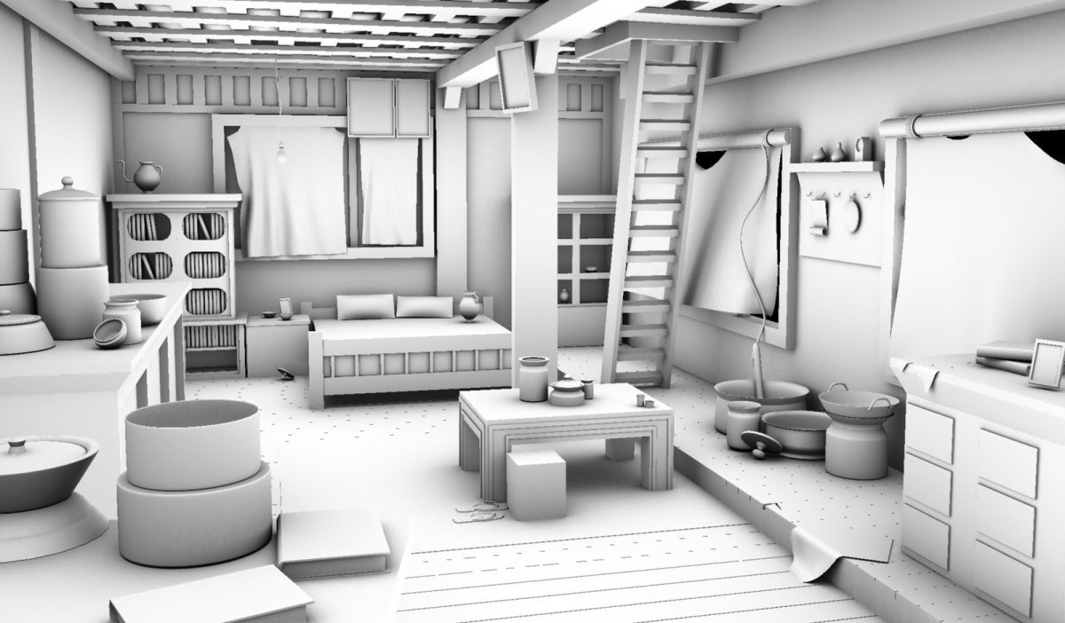 Красный цвет в интерьере