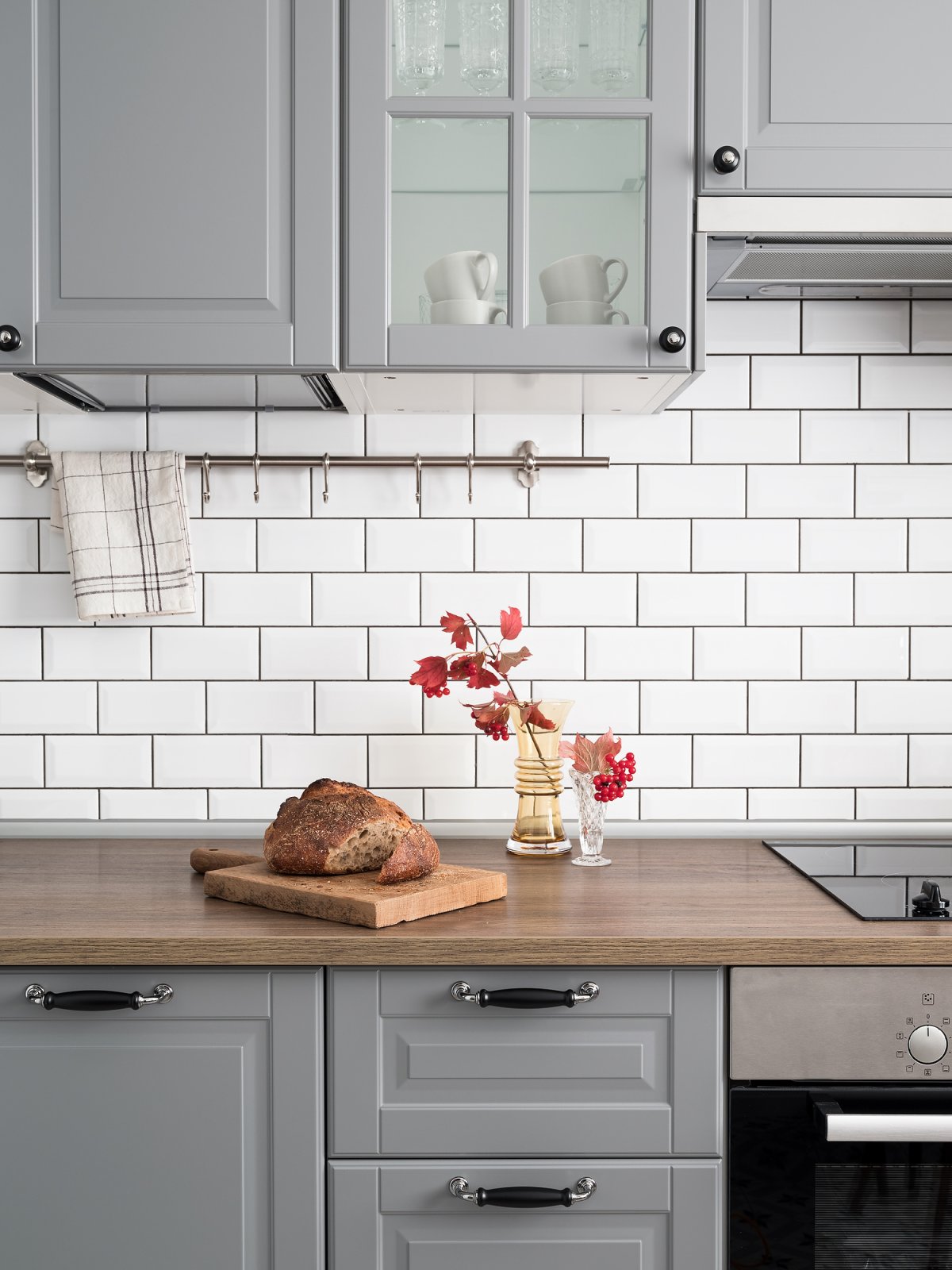 Фартук для кухни в скандинавском стиле