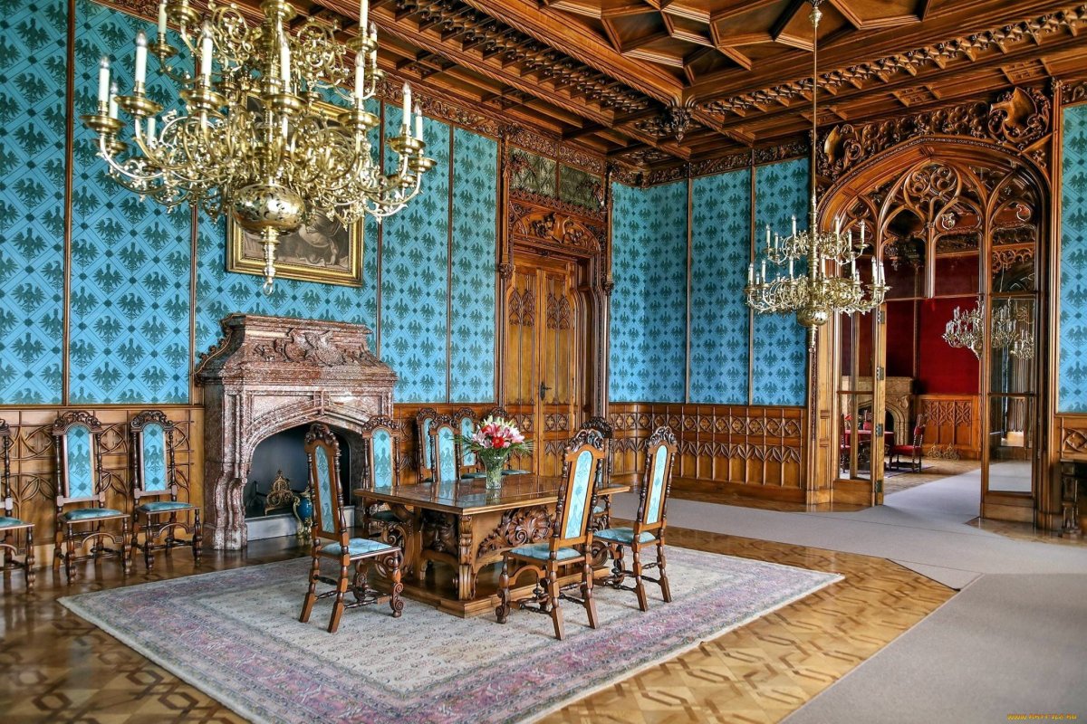 Интерьер замок Грюнау