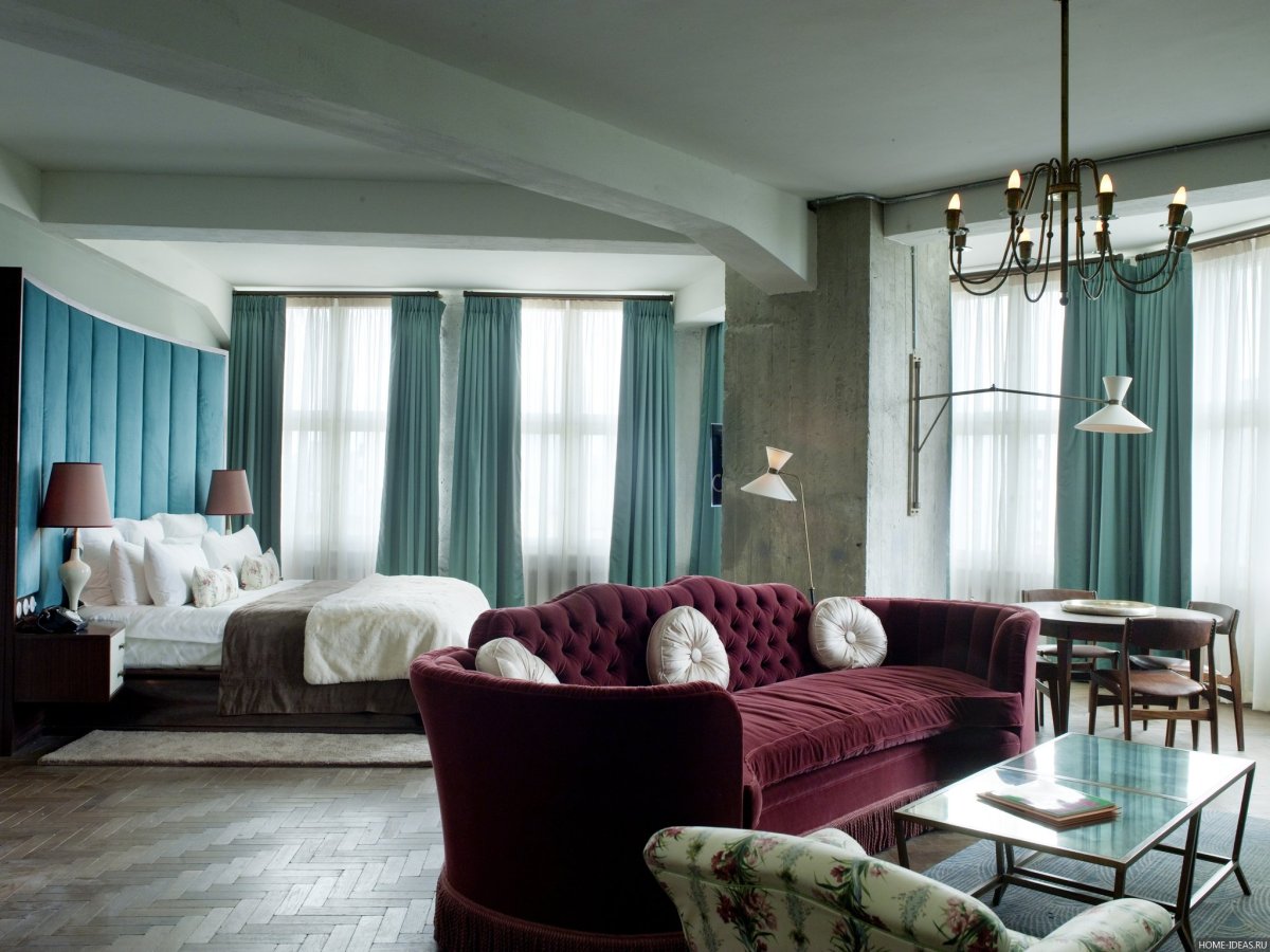 Цвет марсала в интерьере