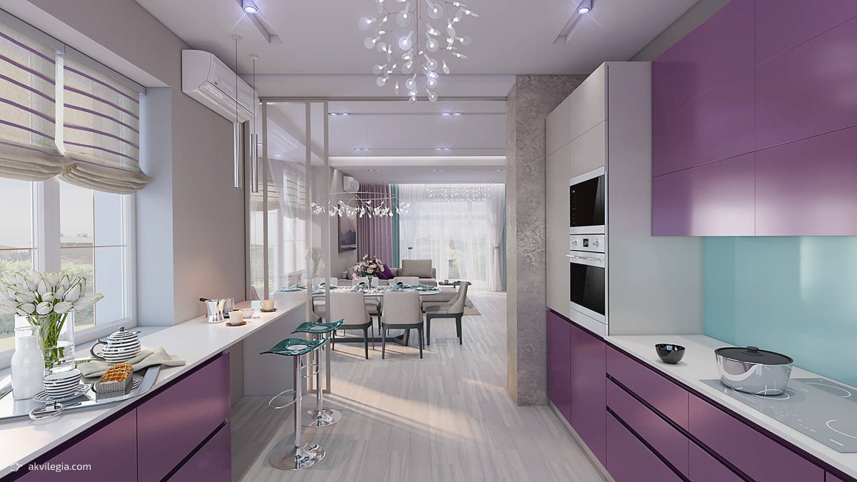 Уютная кухня в стиле Прованс