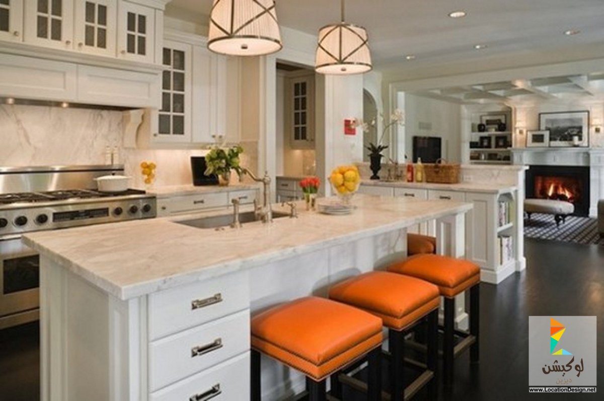 Кухонный островок с барной стойкой